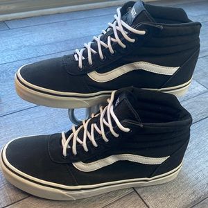 VANS SK-8 Hi Top Sneakers Rubber Flat size-9 Women's sneakers Off The Wall